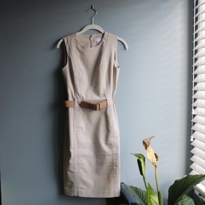 Calvin Klein belted work dress